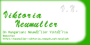 viktoria neumuller business card